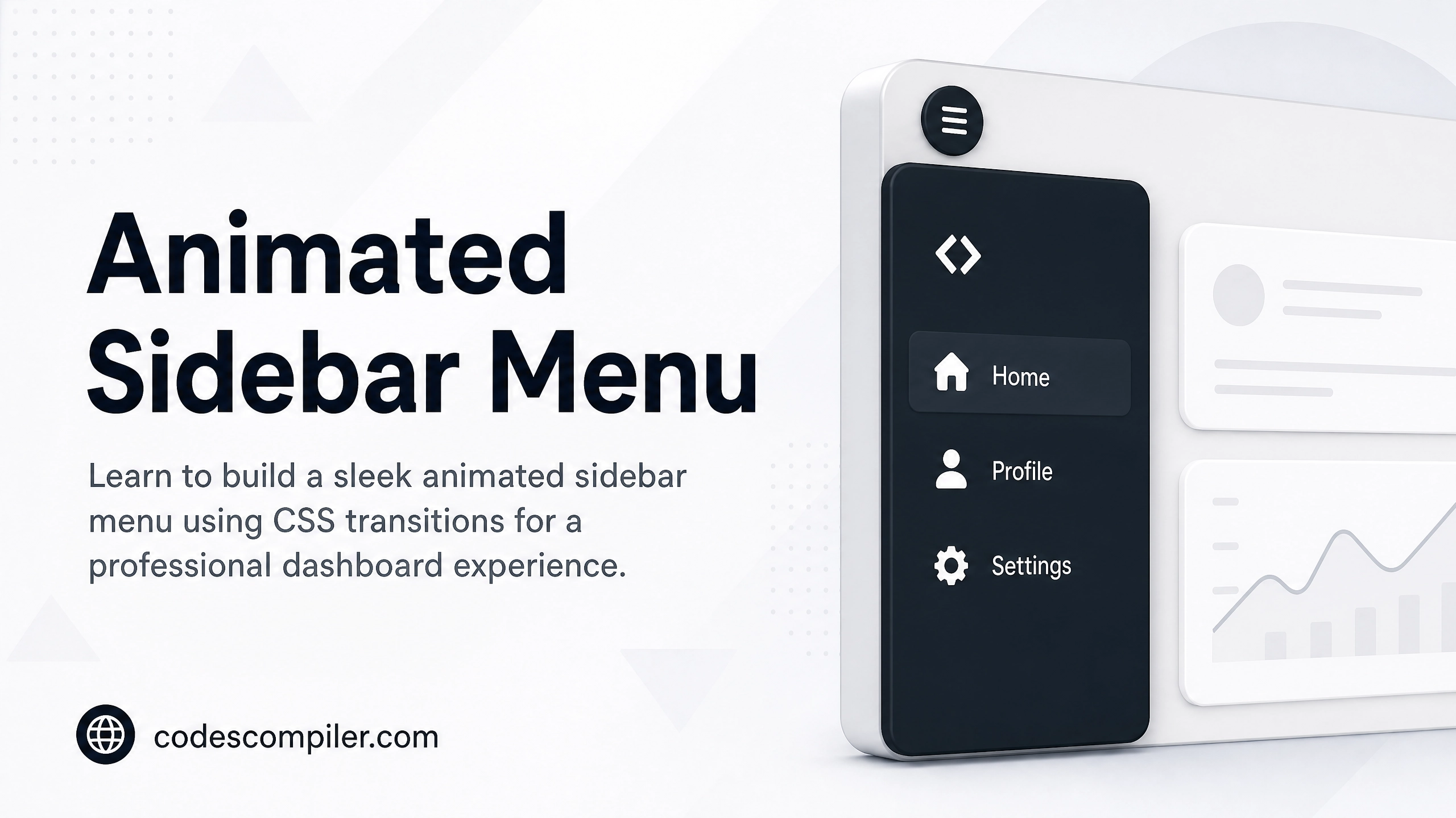 Animated Sidebar Menu using CSS...