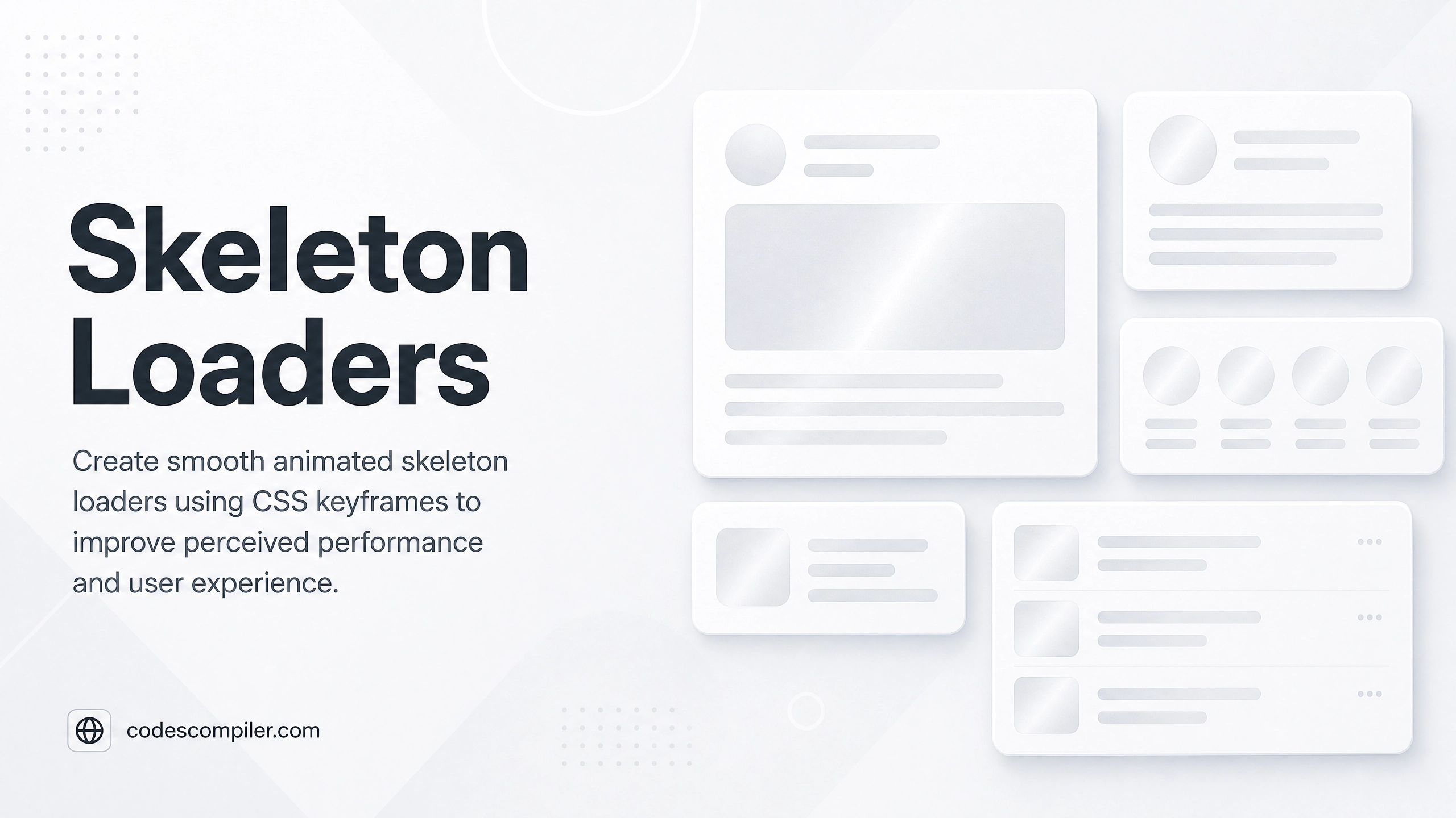 Animated Skeleton Loaders
