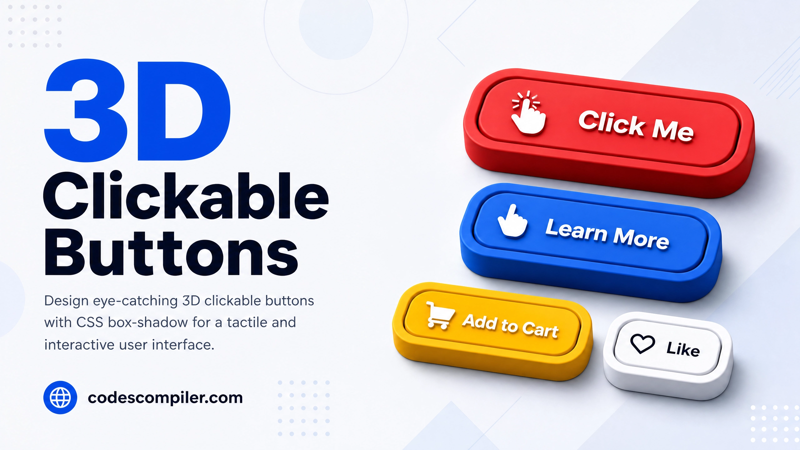 Design 3D Clickable Buttons with...