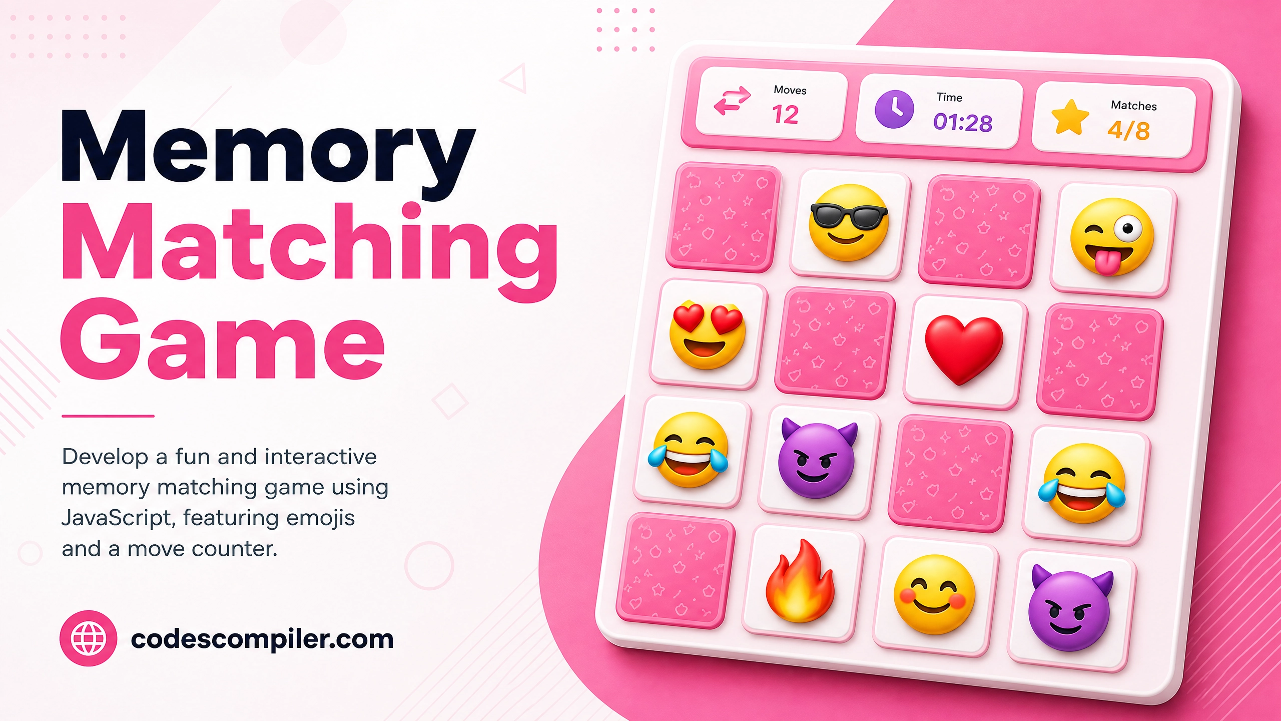 Develop a Memory Matching Game...