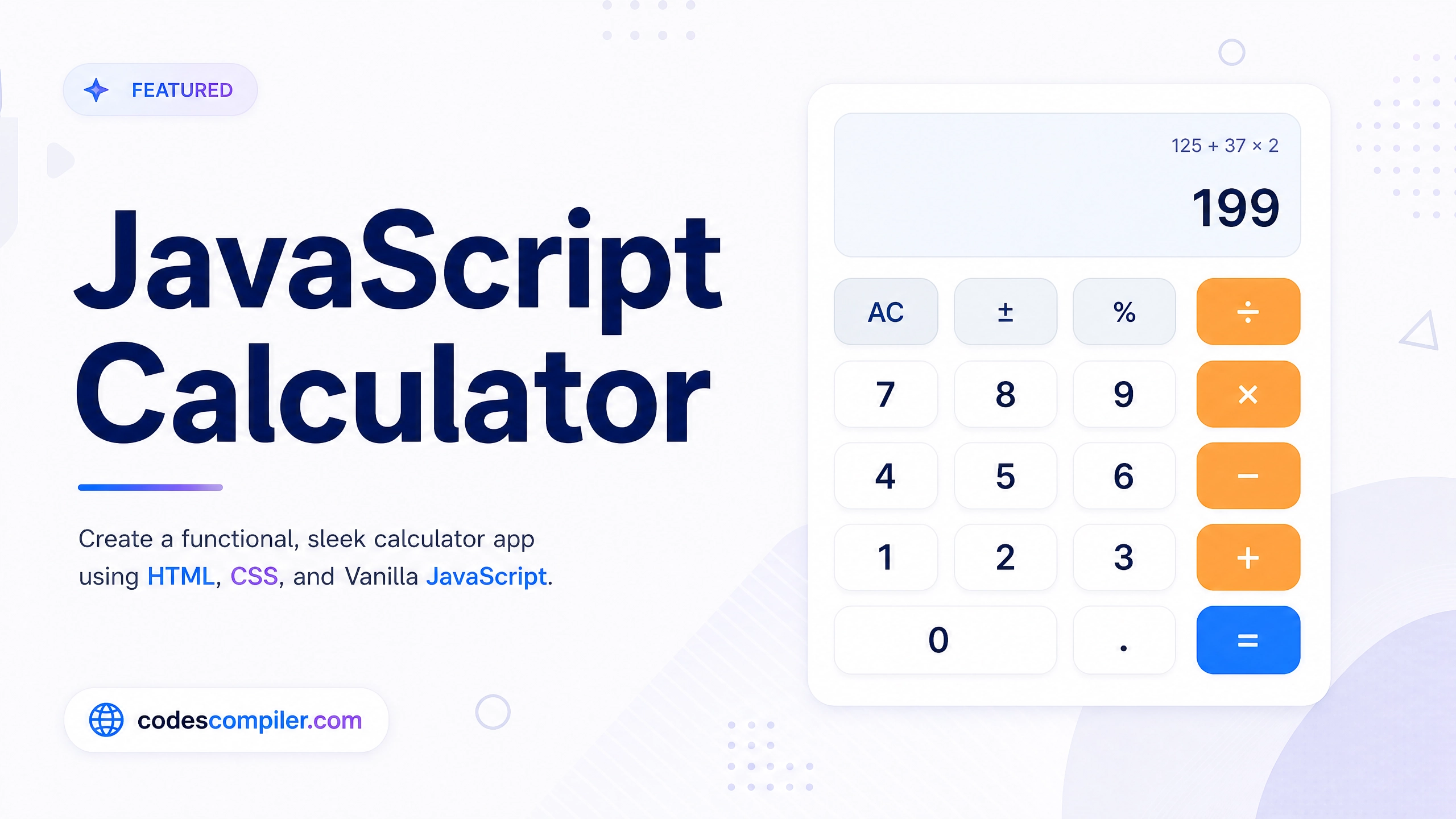 How to Build a Calculator...