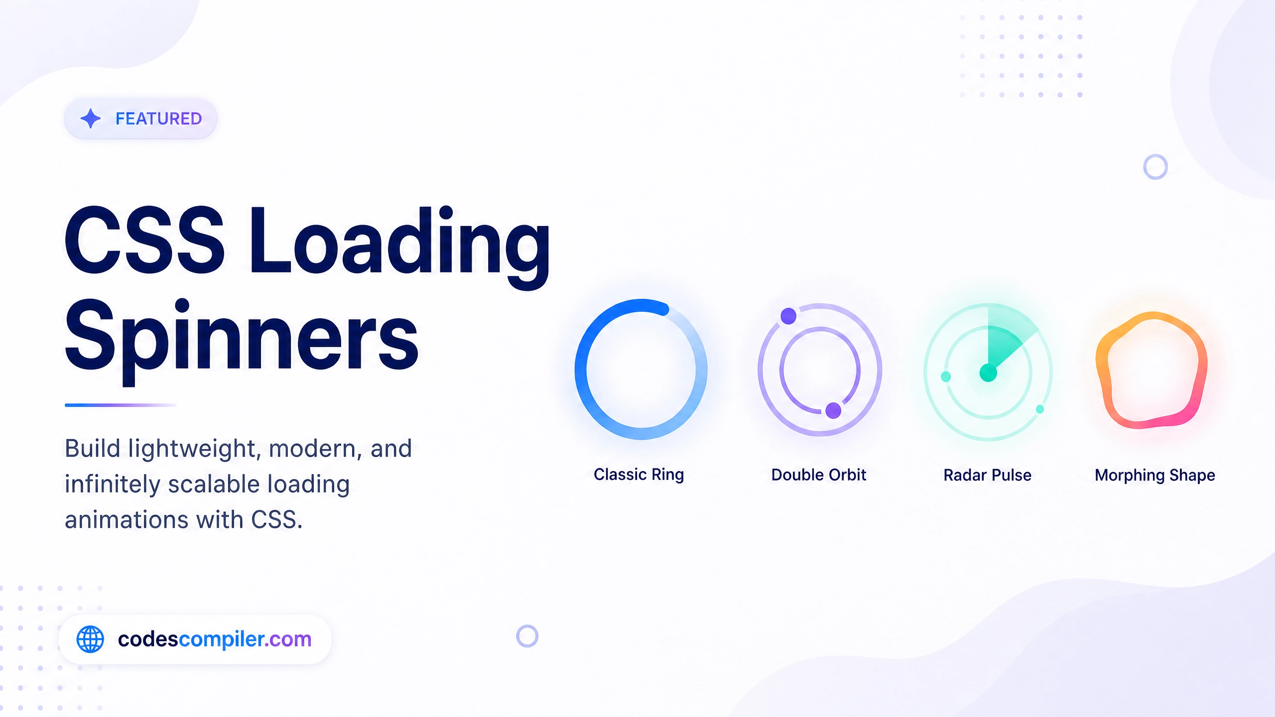 How to Create Awesome CSS Loading Spinners