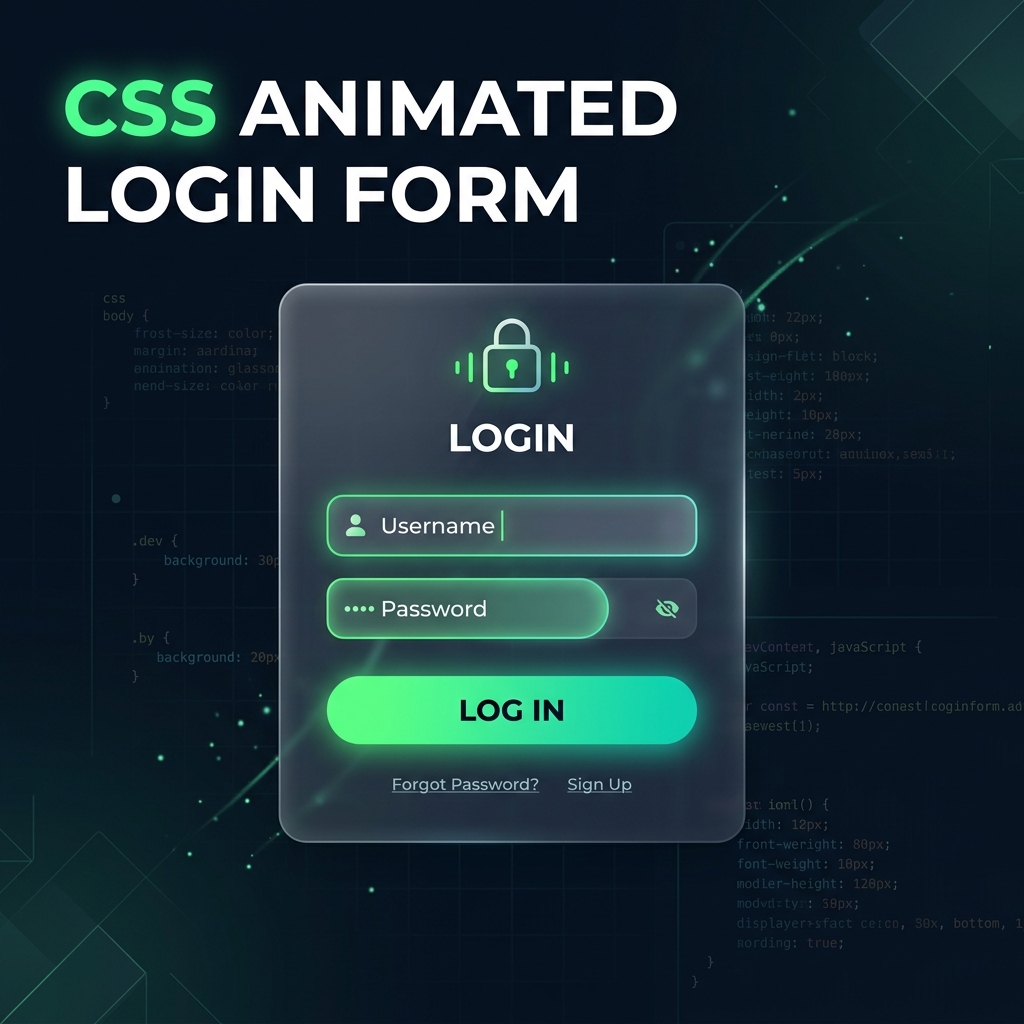 CSS Animated Login Form Design