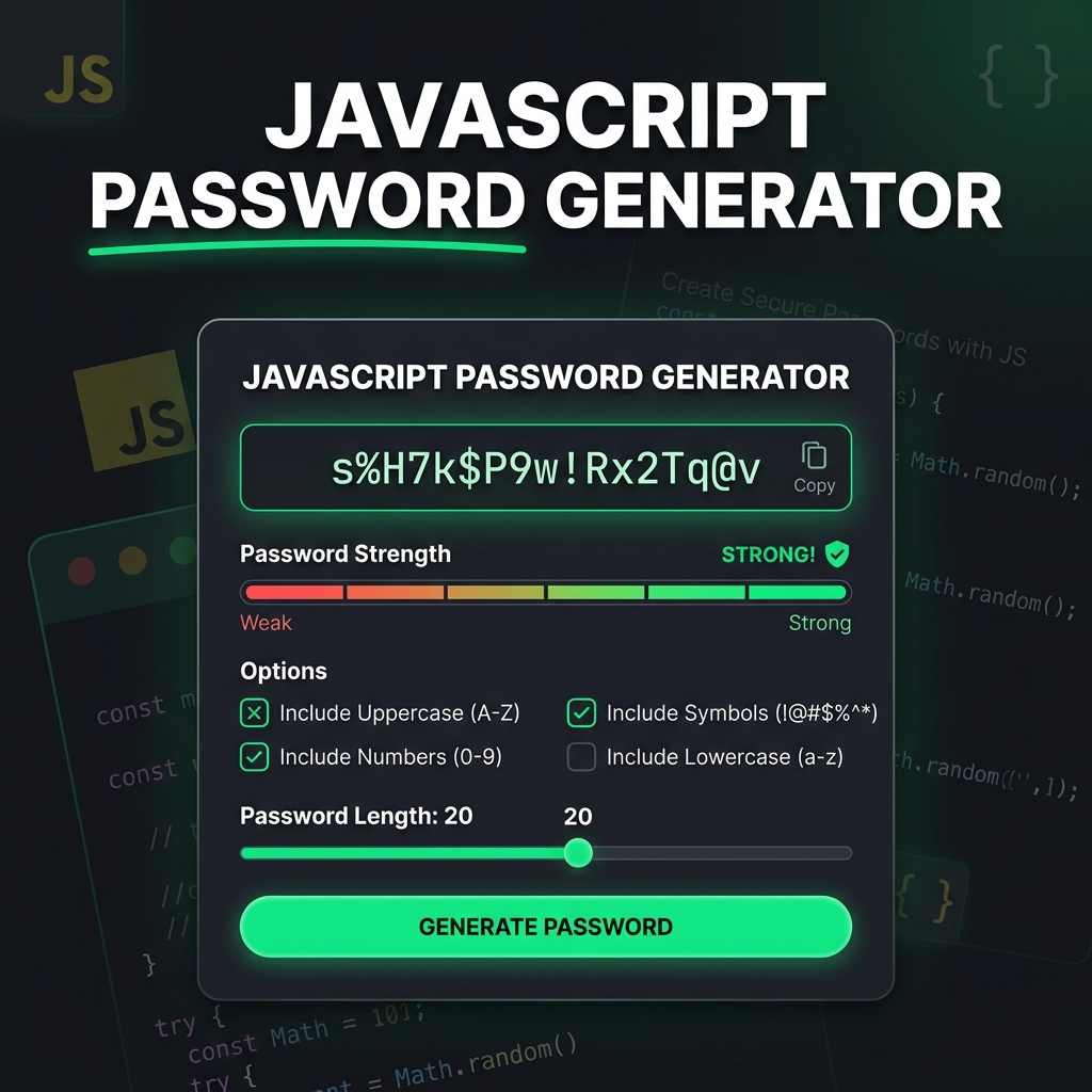 JavaScript Password Generator