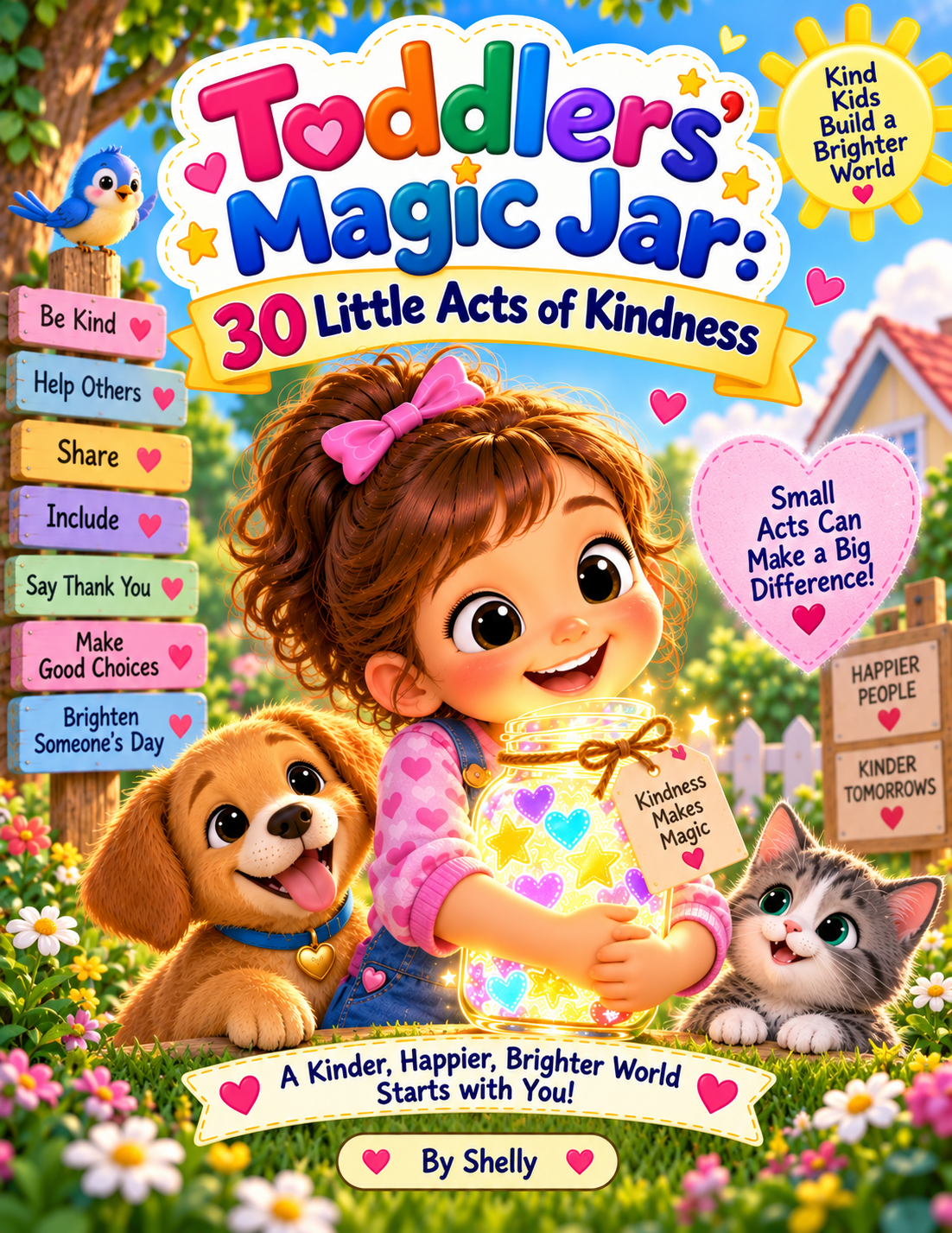 Toddlers' Magic Jar: Little Deeds, Big Hearts: 30 Heartwarming Lessons About Kindness, Helping, Sharing, Respect & Caring Cover